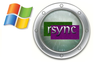 Rsync & Windows logos