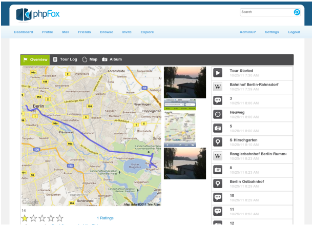 Tour Books Integration in phpFox