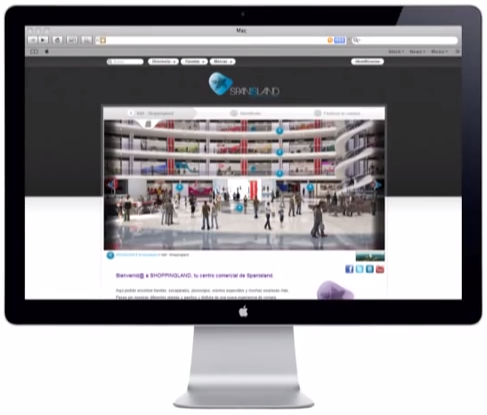 Sitio web de comercio electrónico Spanisland